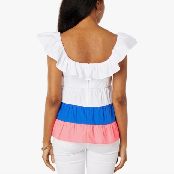 Lilly Pulitzer Emie Ruffle Top - Picture 5 of 15